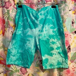 PrettyLittleThing Tye Dye Bike Shorts